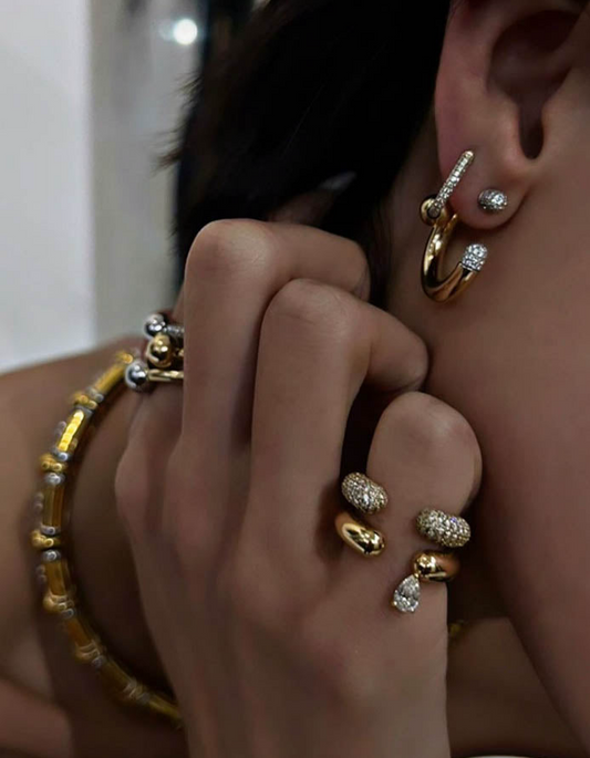 GIOIA Premium stacked ring