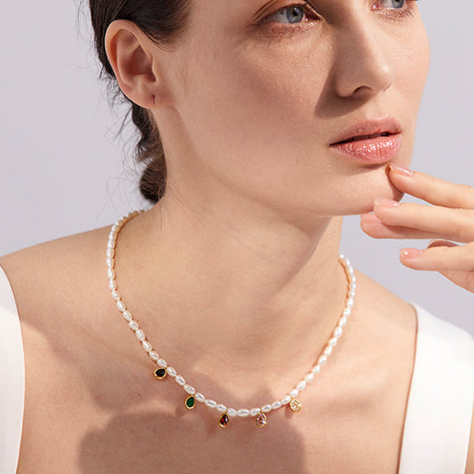 GIOIA "Elidi' Natural Pearl Necklace