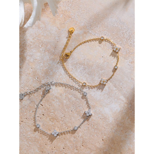 " Clover" Bracelet- Gold
