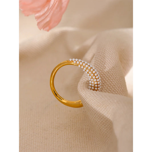 GIOIA Pearl encrusted Ring