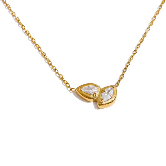 GIOIA Cluster stone pendant