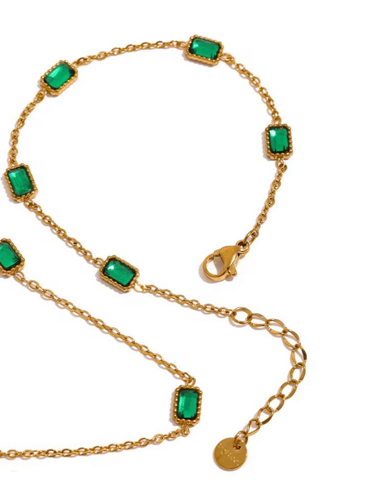 GIOIA Dainty emerald bracelet