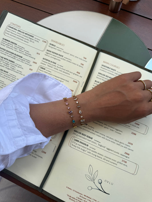 GIOIA Premium scatter stone Bracelet (multicolour)