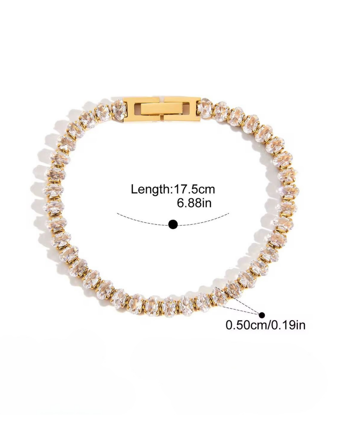 "Cilia " Tennis Bracelet