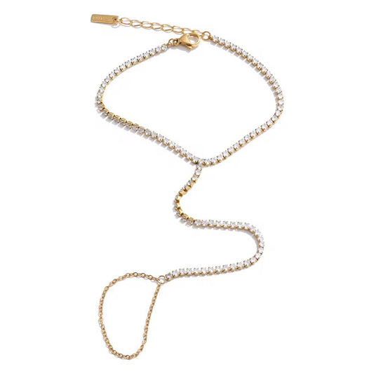 "Helsey" tennis hand chain