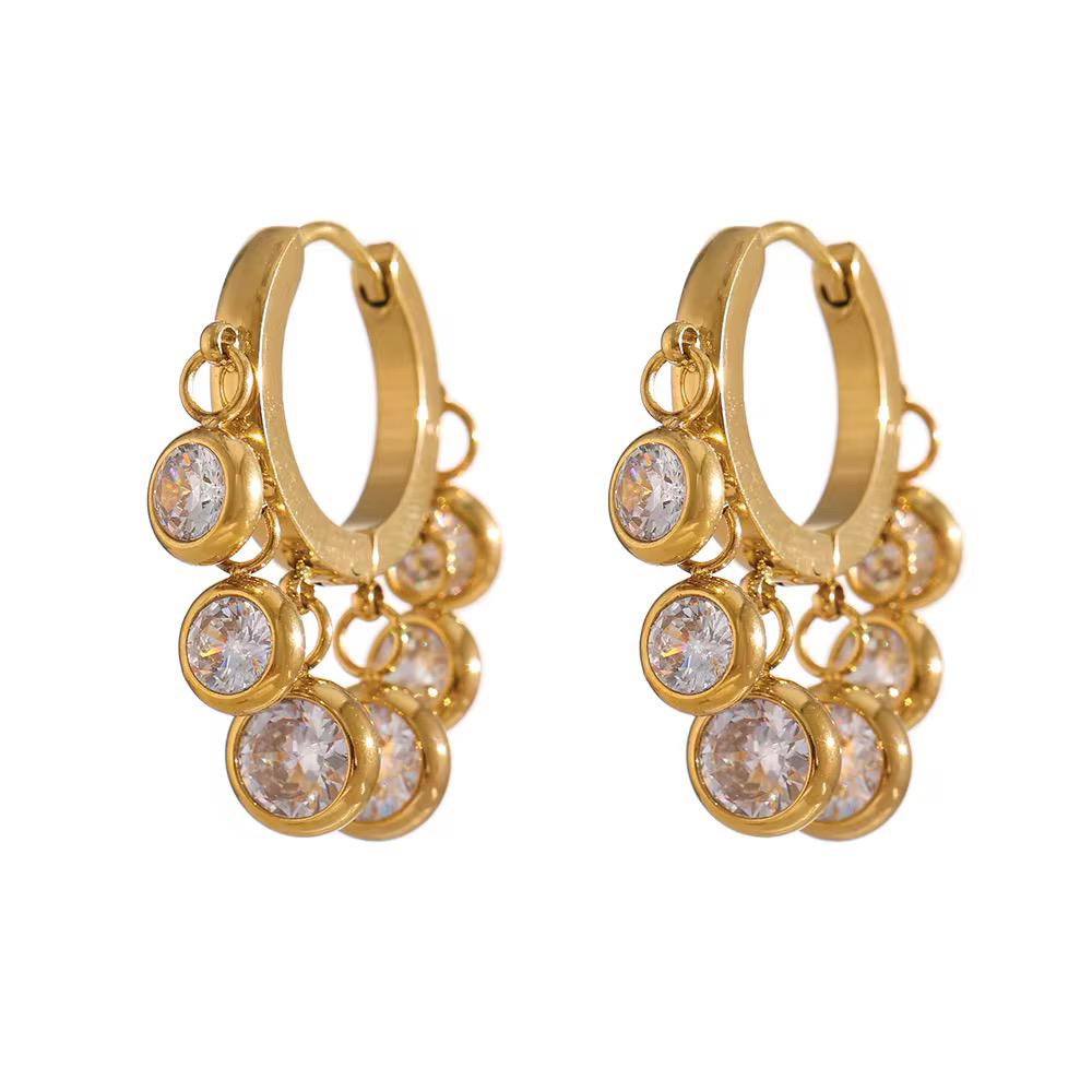"Valerie" Earrings-Gold