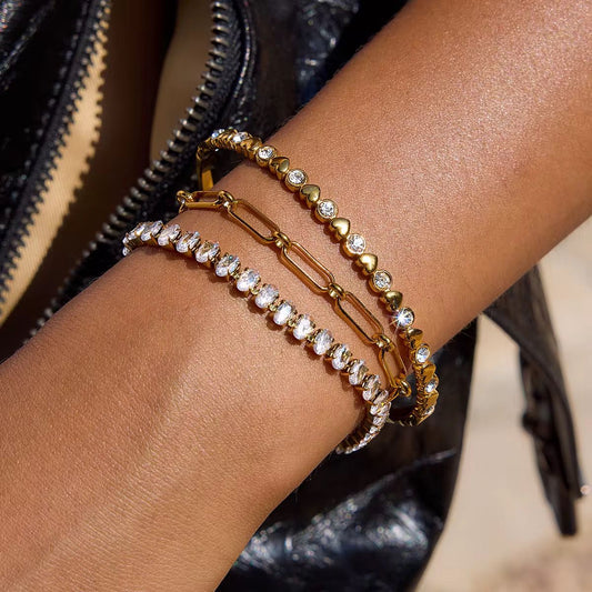 "Cilia " Tennis Bracelet