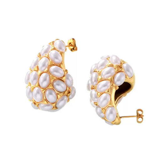 GIOIA Pearl bead earring