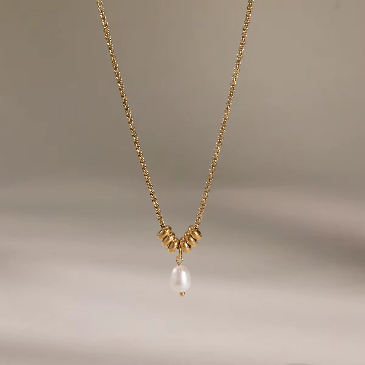 GIOIA freshwater pearl drop necklace