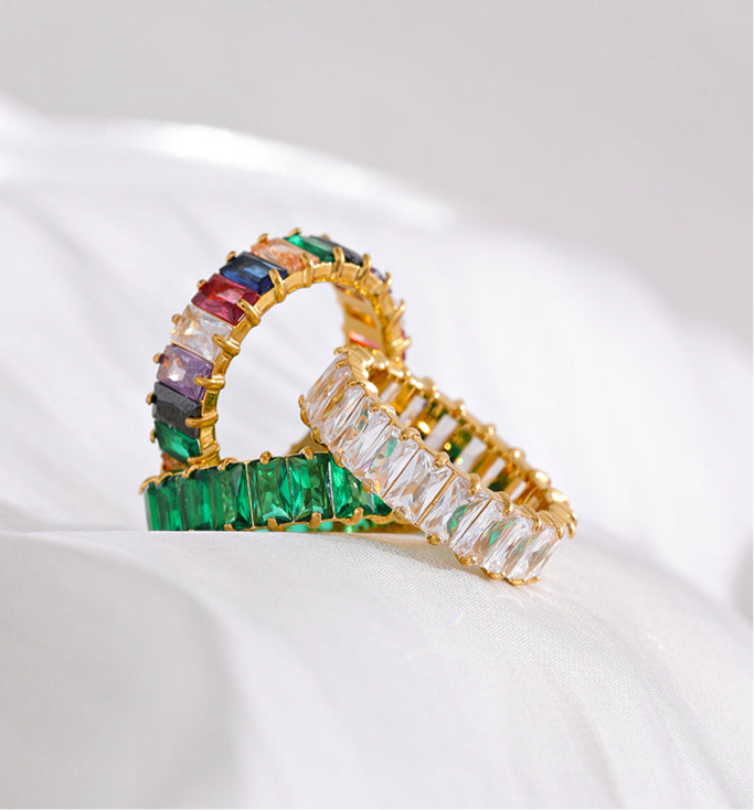 "Trixie" solitaire ring