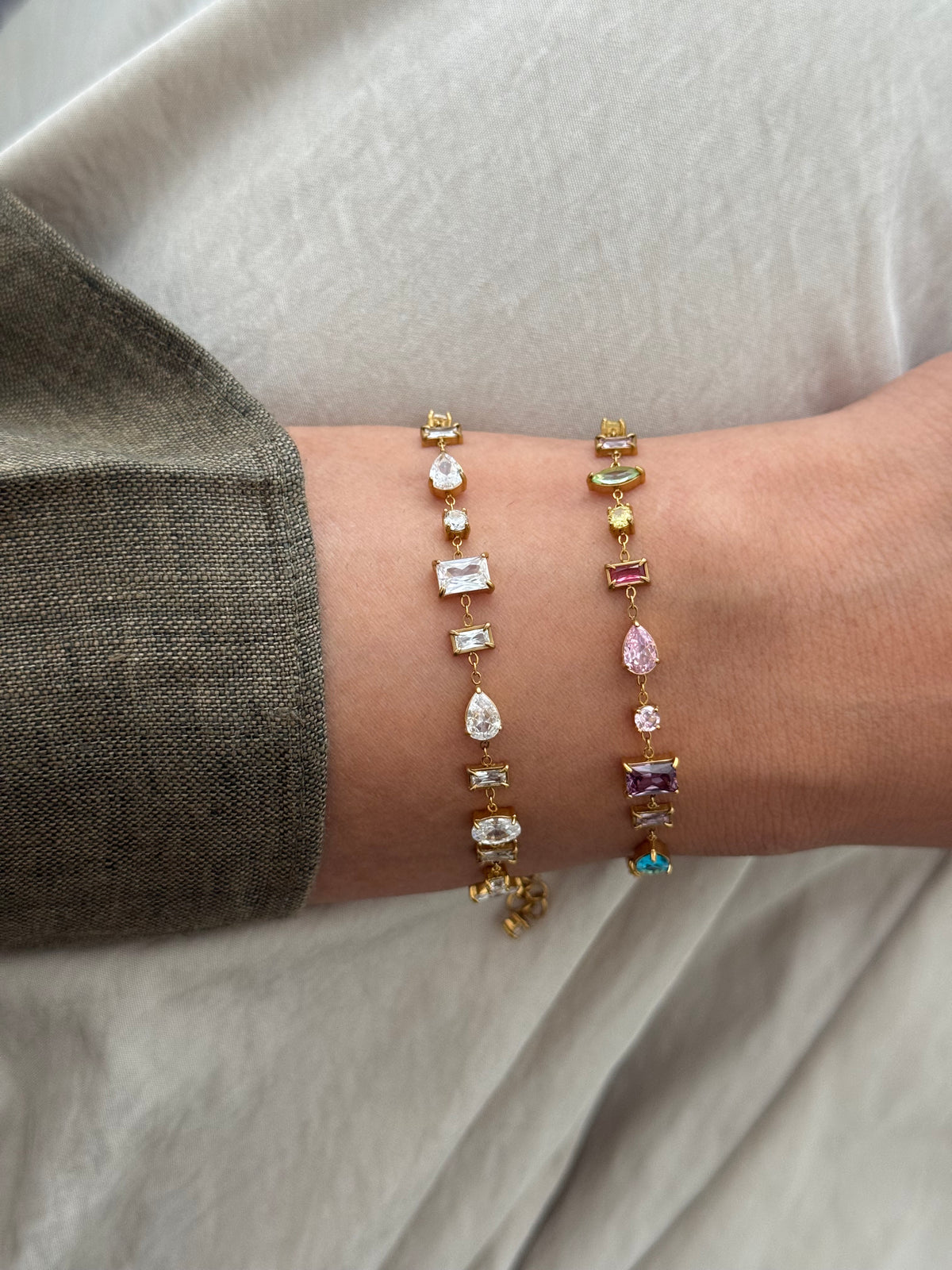 GIOIA Premium scatter stone Bracelet (multicolour)