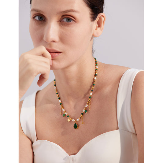GIOIA "Jade" Natural Pearl Necklace
