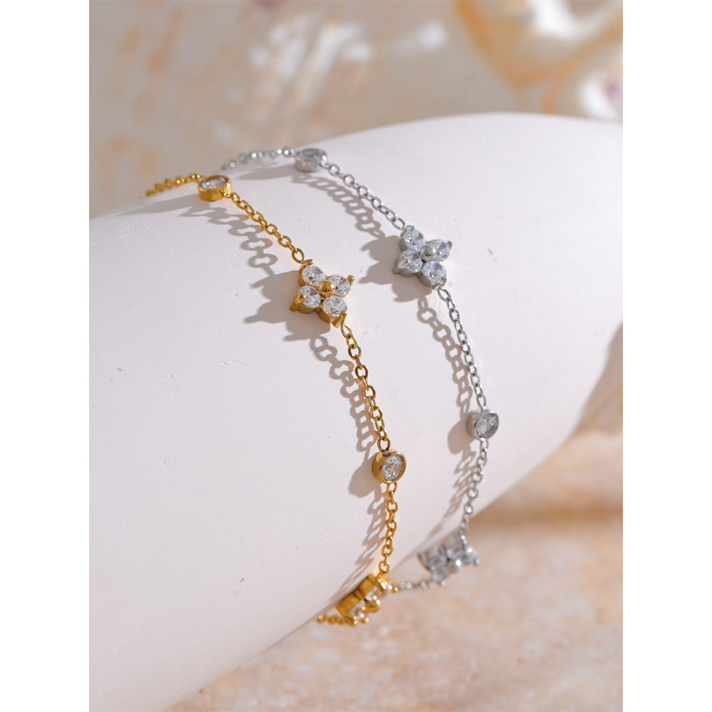 " Clover" Bracelet- Gold