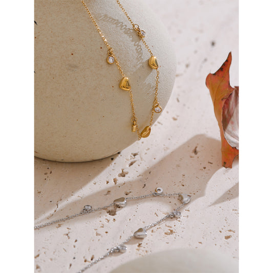 "Greta" Necklace (Silver)