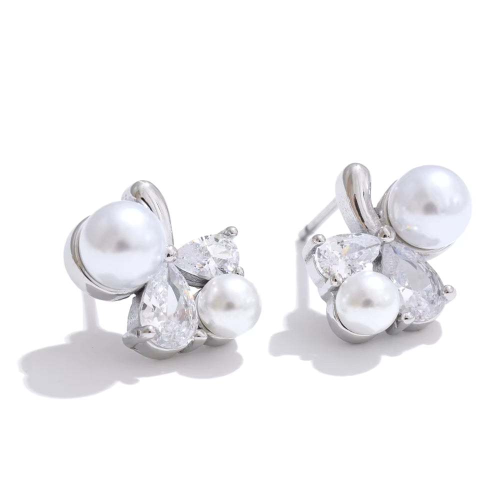 "Kelsey" Earrings (Silver)