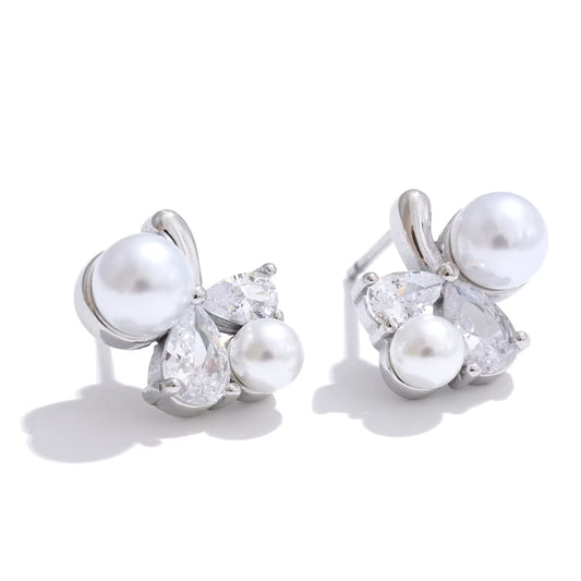 "Kelsey" Earrings (Silver)
