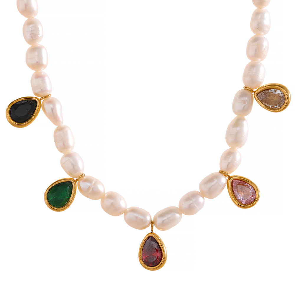 GIOIA "Elidi' Natural Pearl Necklace