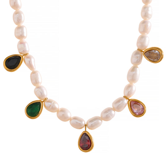 GIOIA "Elidi' Natural Pearl Necklace