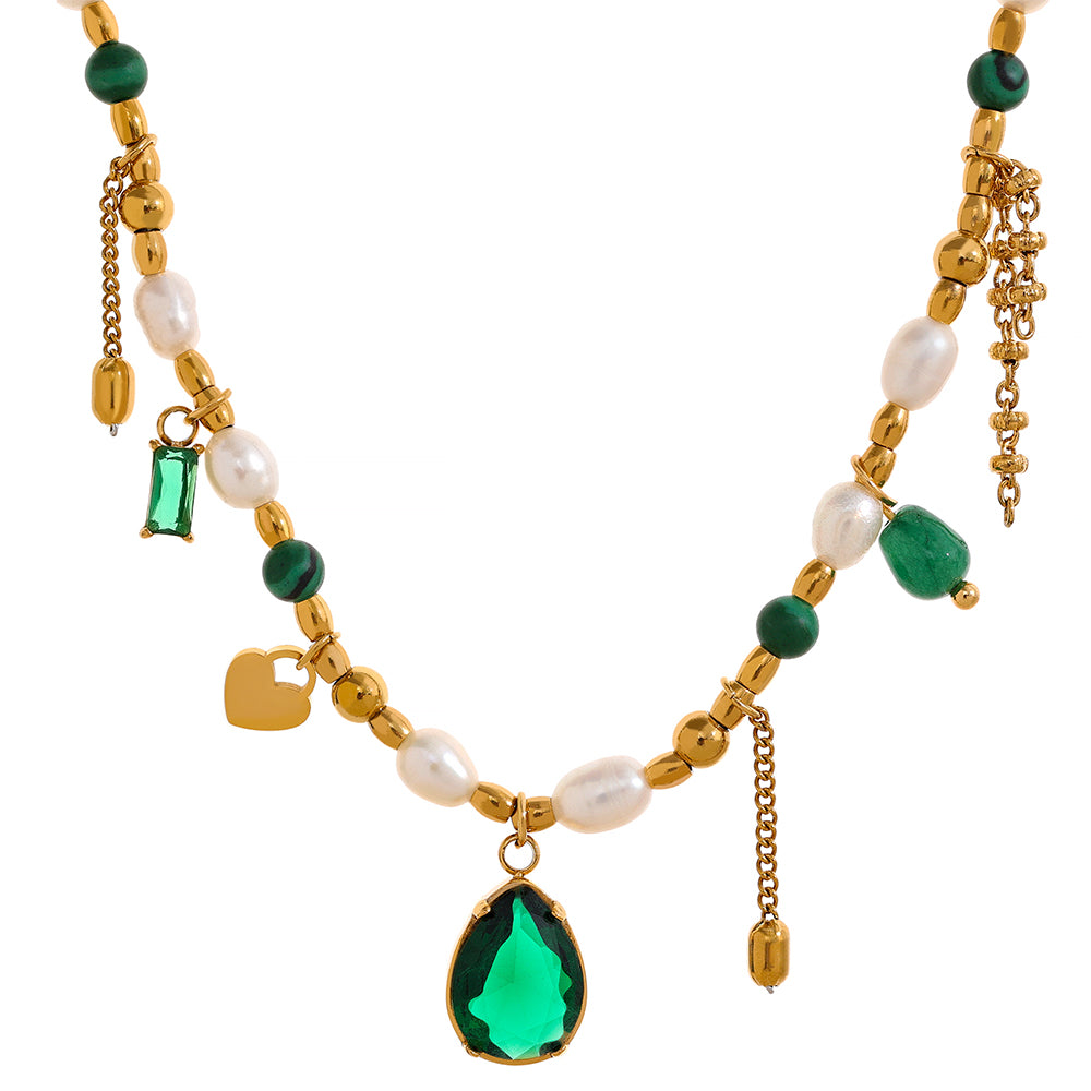 GIOIA "Jade" Natural Pearl Necklace