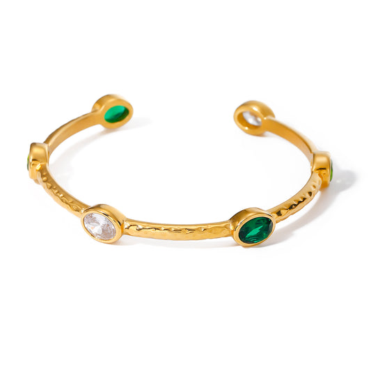 GIOIA emerald bangle