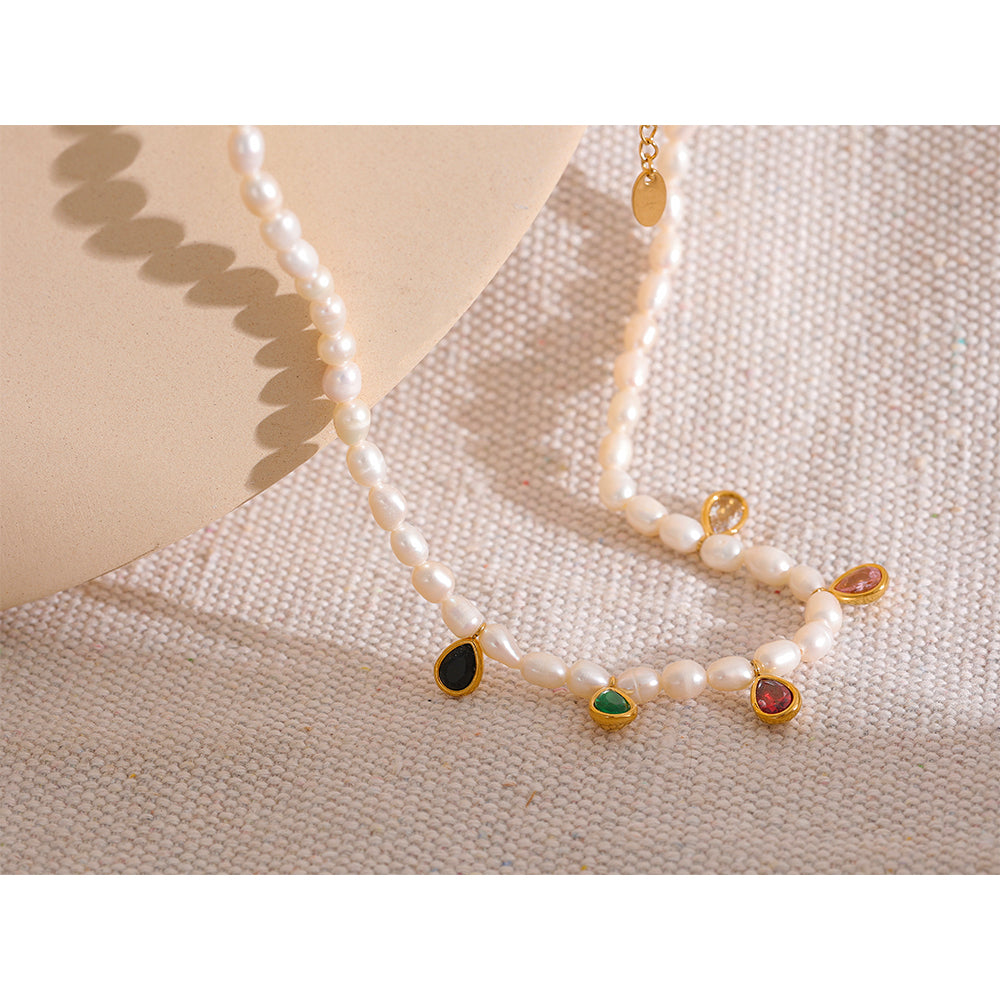 GIOIA "Elidi' Natural Pearl Necklace