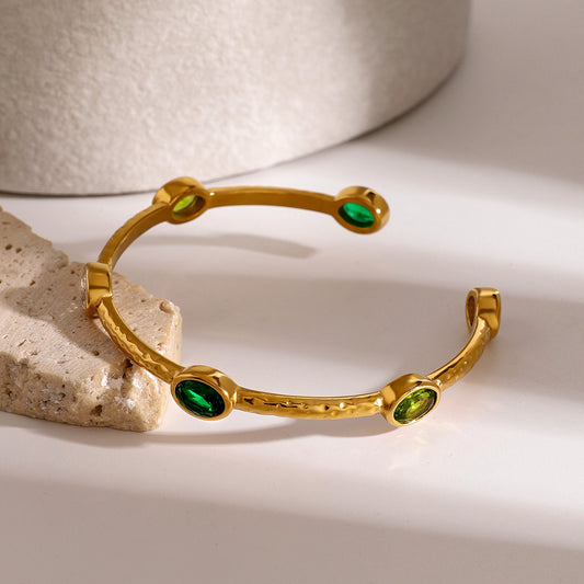 GIOIA emerald bangle