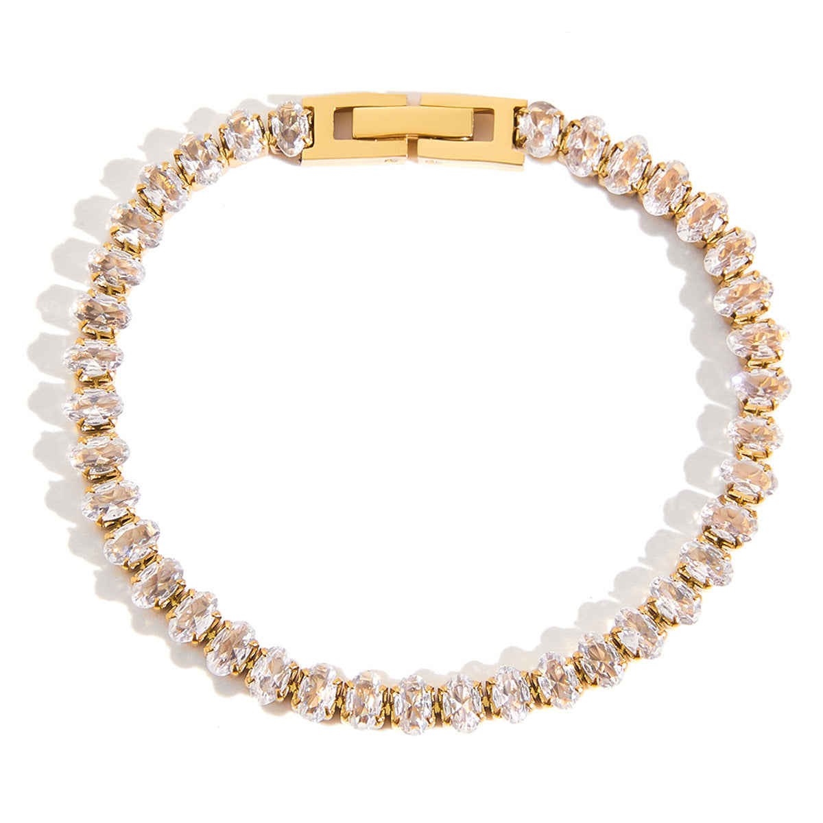 GIOIA Oval Tennis Bracelet