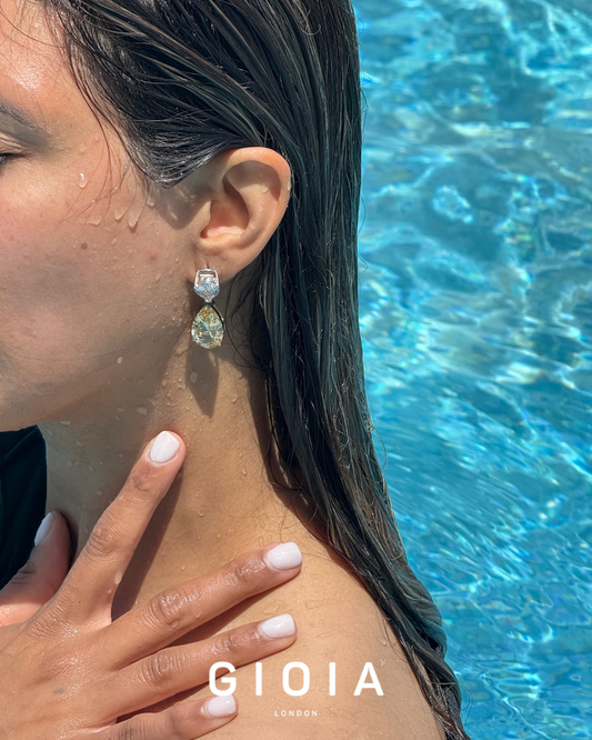 "Elara" Teardrop Earrings