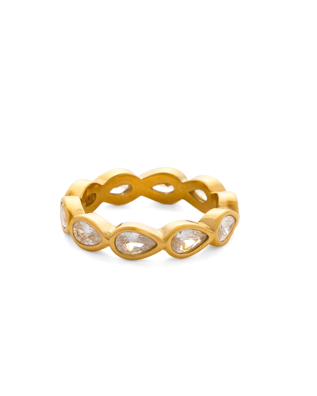 GIOIA "Melek" Teardrop tennis ring