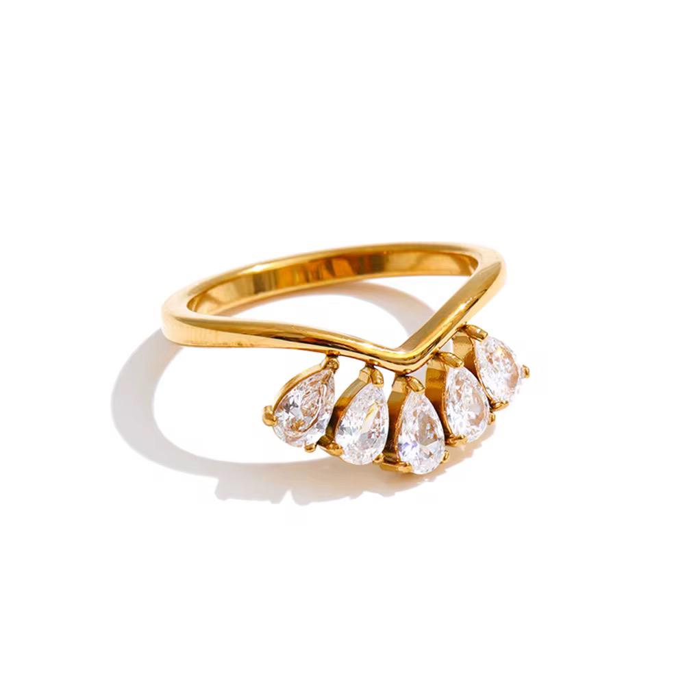 GIOIA " Water Droplet " Ring