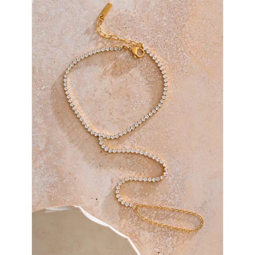 "Helsey" tennis hand chain