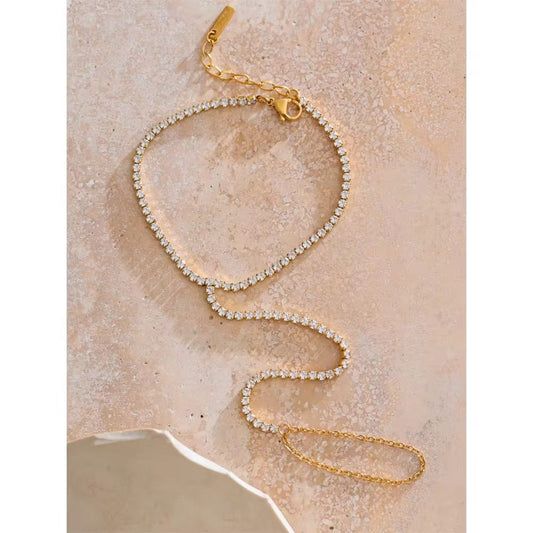 "Helsey" tennis hand chain